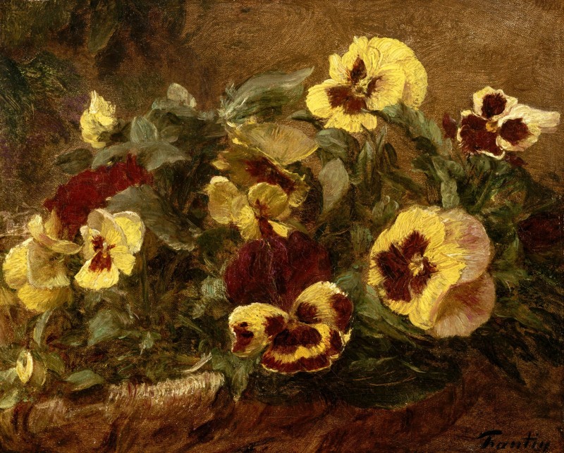 "Painting. Flowers" by Henri Fantin-Latour
