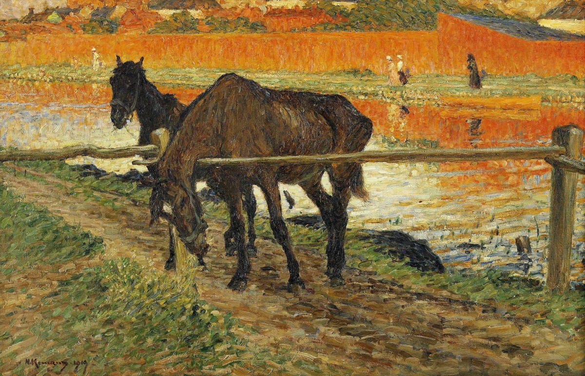 "Pictură. Animale" by Nils Edvard Kreuger