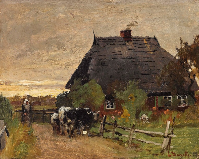 "Pictură. Rural" by Louis Douzette