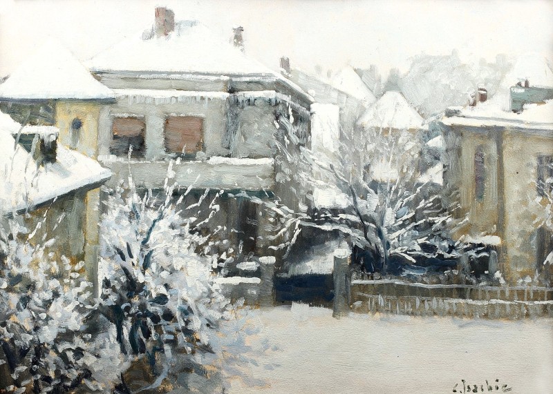 "Живопись. Городской мотив" by Cонстантин Исачие Попесcу