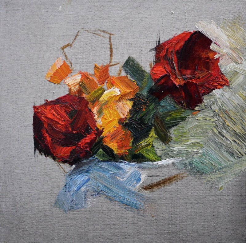 "Painting. Pleinair. Pleinair moldova" by Cristina Demian, oil on canvas