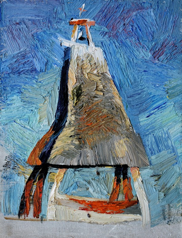 "Pictură. Pleinair. Pleinair România" by Carolina Leagul, ulei pe pânză