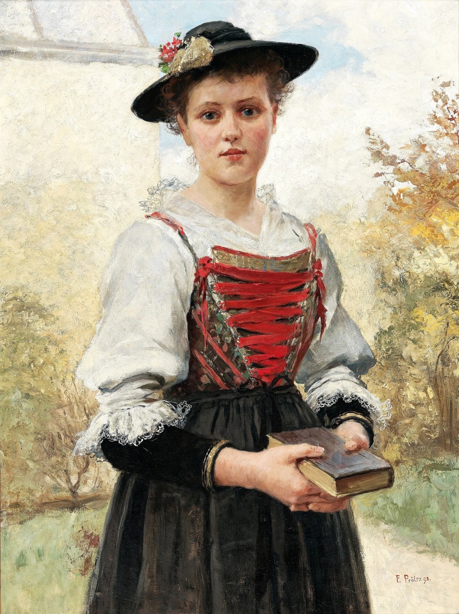 "Composition. Figure" by Friedrich Pr?lss