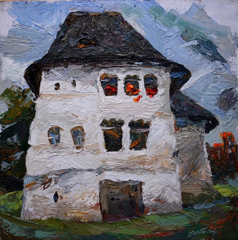 "Pictură. Pleinair. Pleinair România" by Sorina Păcătos, ulei pe pânză