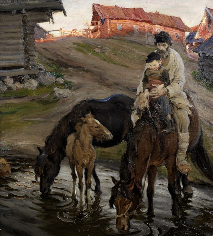 "Композиция. Сельский мотив" by Alexandr Victorovich Moravov