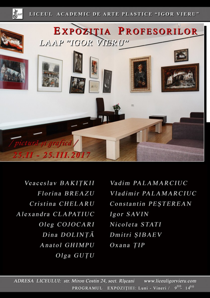 Exhibition of LAAP teachers "Igor Vieru". Painting and graphics
