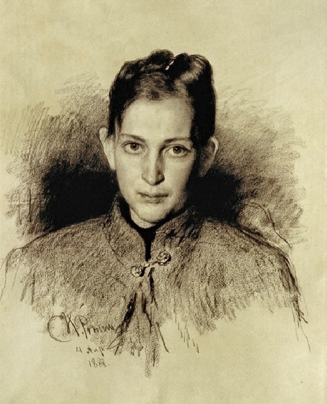 "Desen. Portret" by Ilya Efimovich Repin