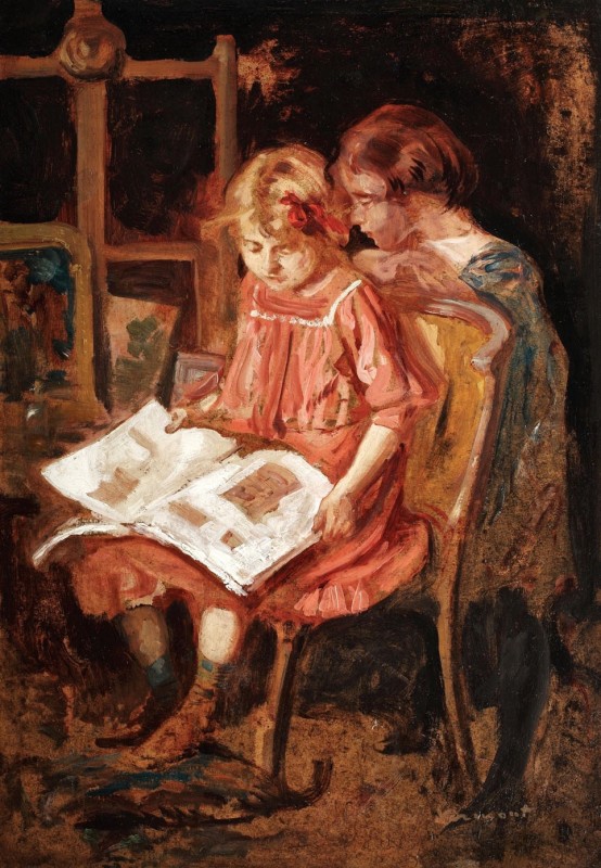 "Pictură. Figură / semifigură" by Nicolae Vermont