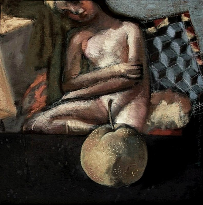 "Painting. Nude" by Balthasar (Balthus) Klossowski de Rola