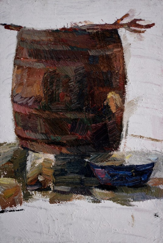 "Etude. Pleinair. Pleinair moldova" by Natalia Bzovii, oil on canvas
