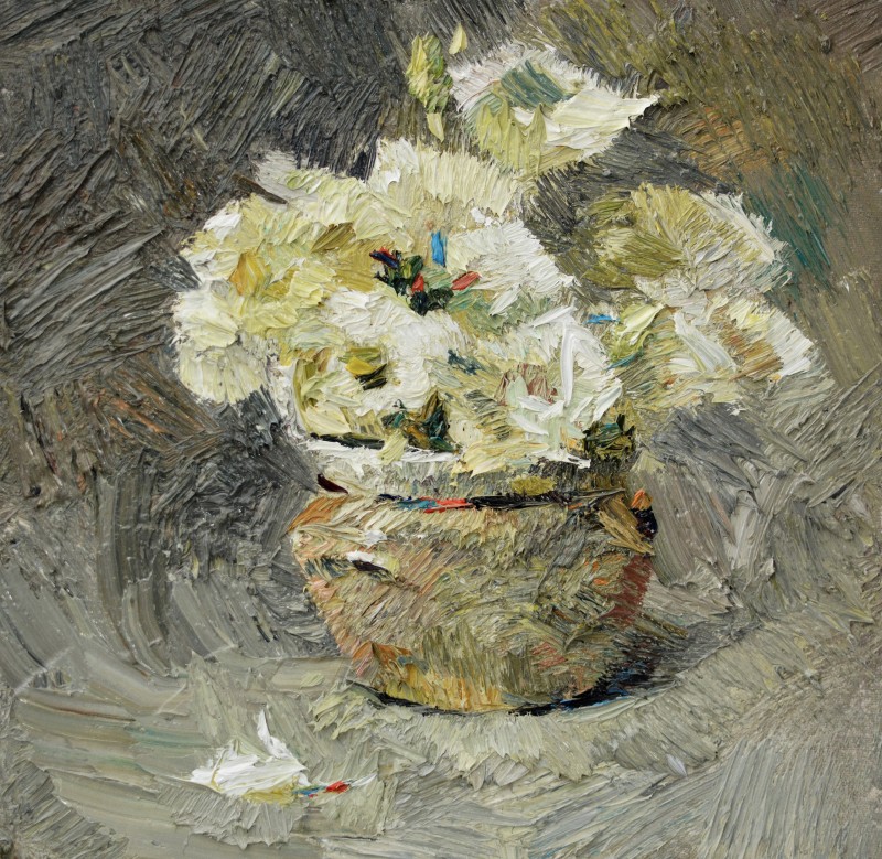 "Painting. Etude. Long term" by Nina Apostol, 300x300mm, oil on canvas