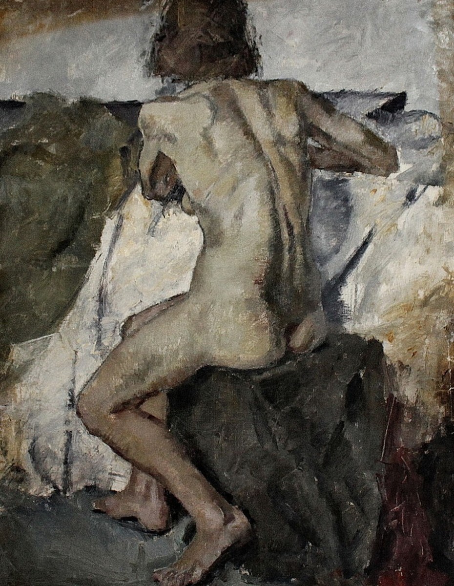 "Painting. Nude" by Leo Putz
