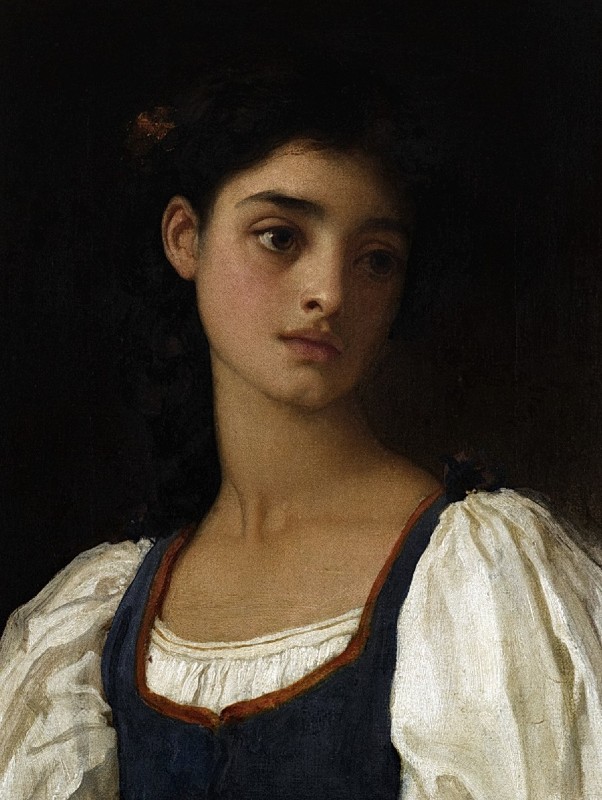 "Painting. Portrait" by Frederic Leighton