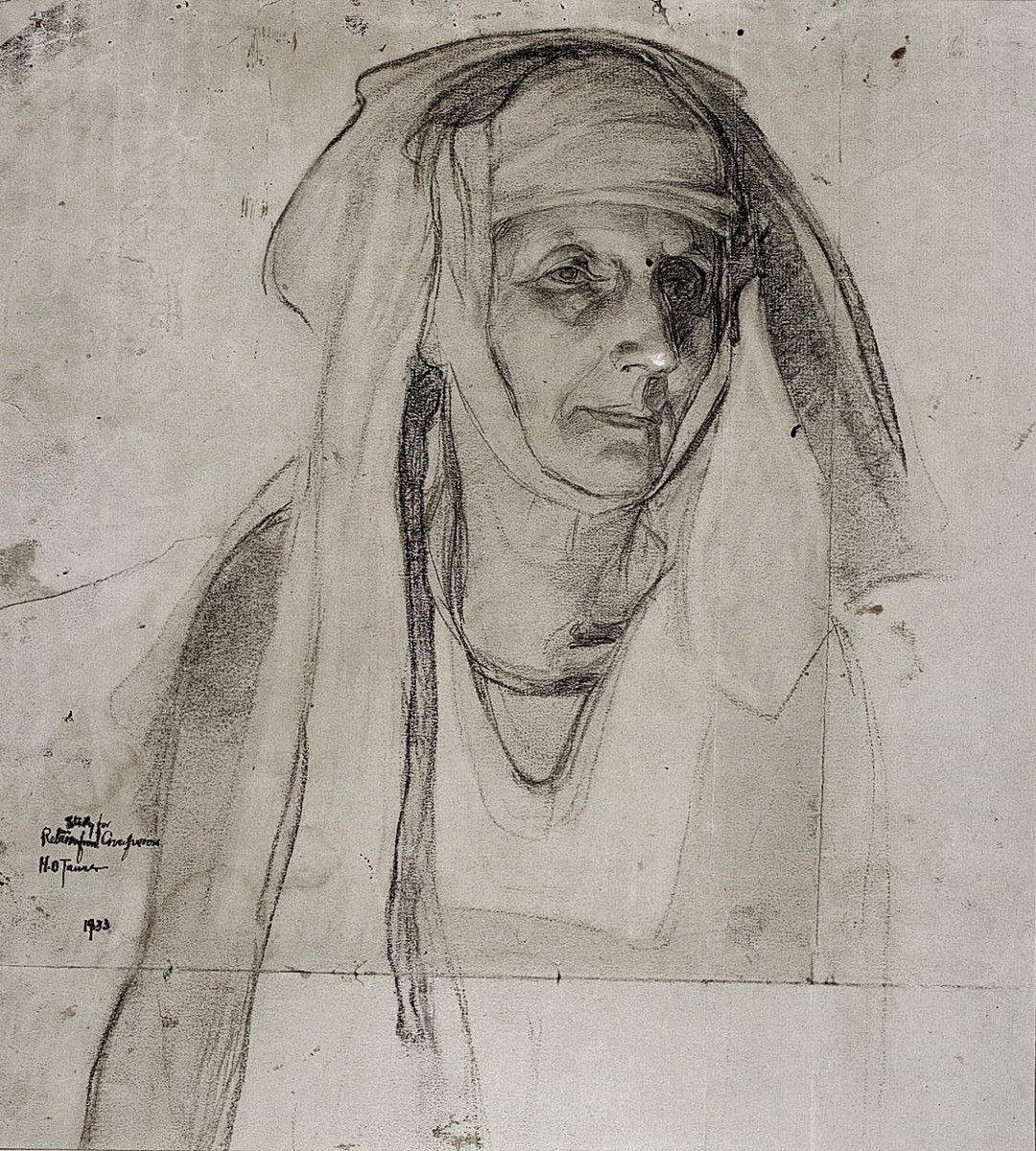 "Drawing. Portrait" by Henry Ossawa Tanner