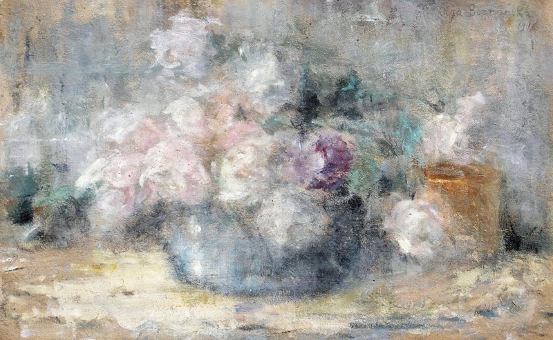 "Painting. Flowers" by Olga Boznańska