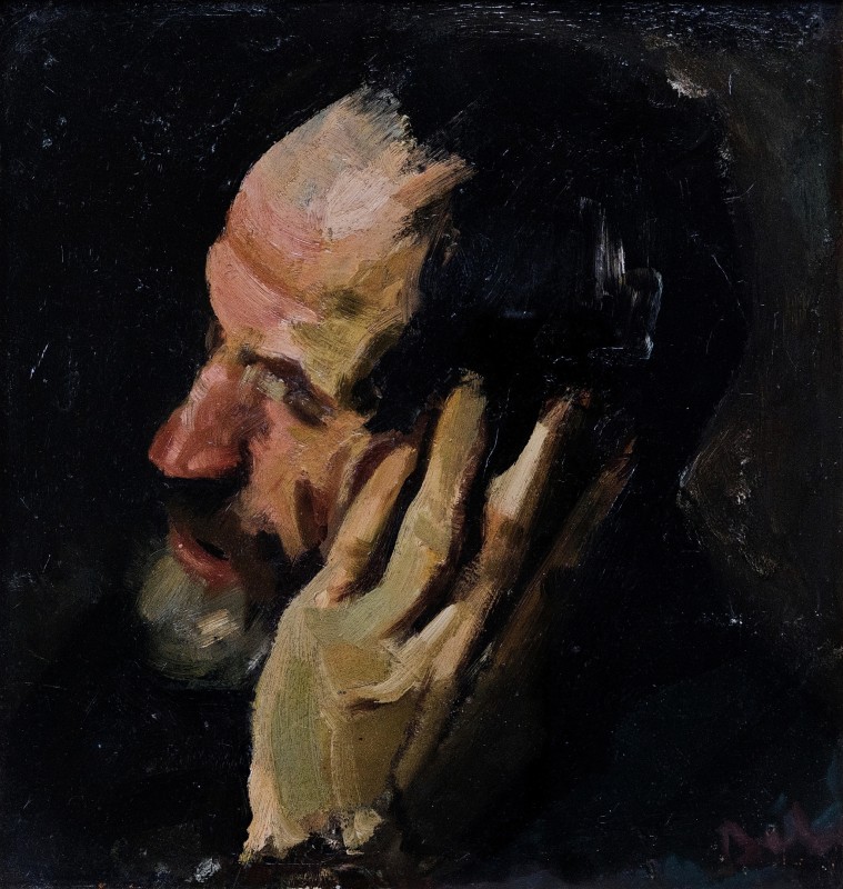"Pictură. Portret" by Corneliu Baba