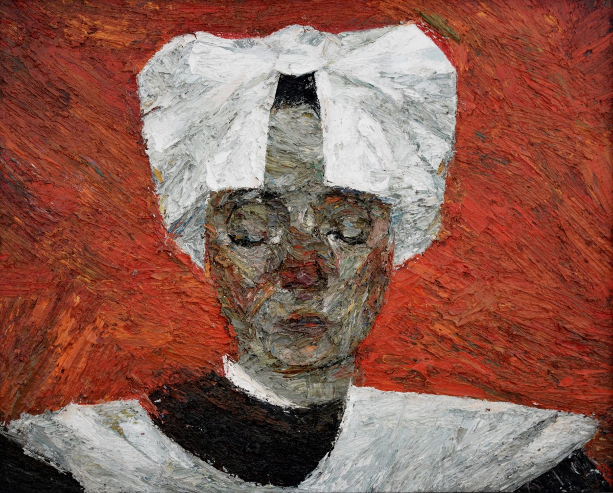 "Portret" by Rodica Dubasari, 2013, 400x500mm, oil on canvas