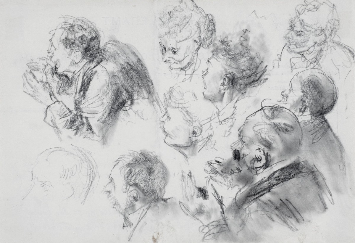 "Desen. Portret" by Adolph von Menzel