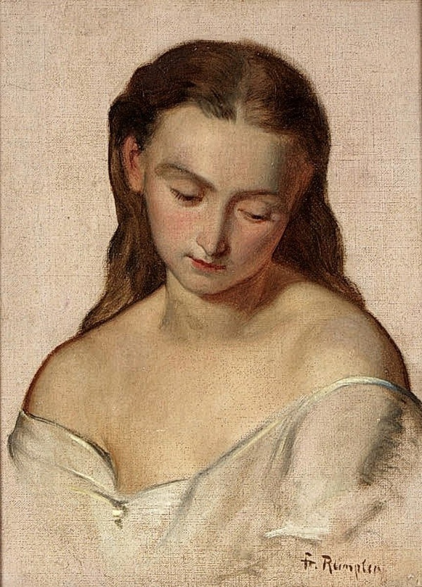 "Painting. Portrait" by Franz Rumpler