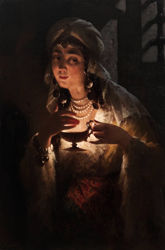 "Pictură. Figură / semifigură" by Luigi Crosio