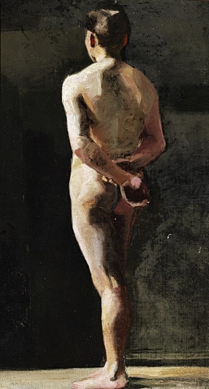 "Painting. Nude" by Marie Krøyer