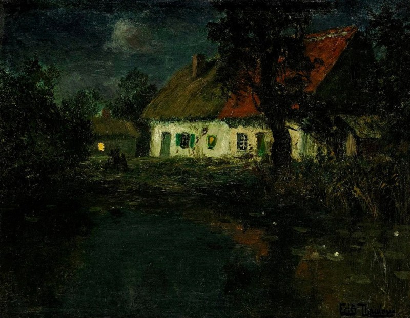 "Pictură. Rural" by Frits Thaulow