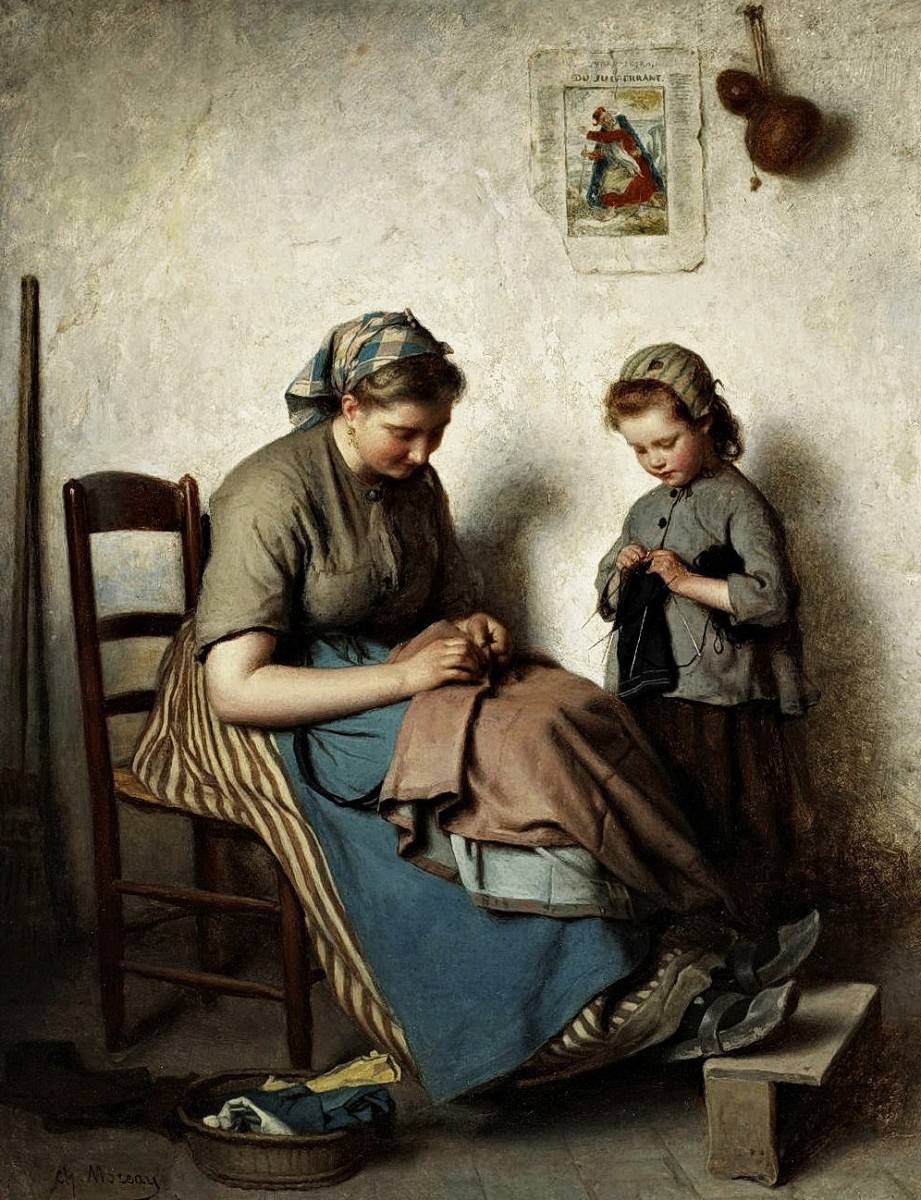"Композиция. Люди" by Джеан-Чарлес-Александре Мореау