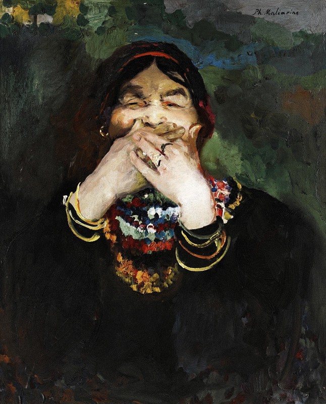 "Pictură. Figură / semifigură" by Filipp Andreevich Malyavin