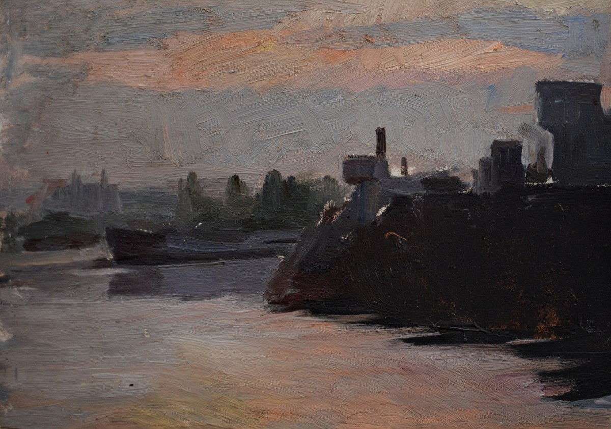 "Painting. Landscape" by Ion Jumati