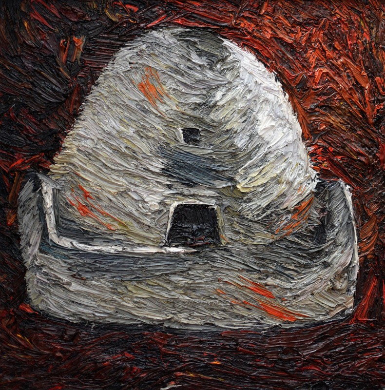 "Sobă. Sibiu ASTRA" by Влада Cибуc, 2015, 300x300mm, масло / холст