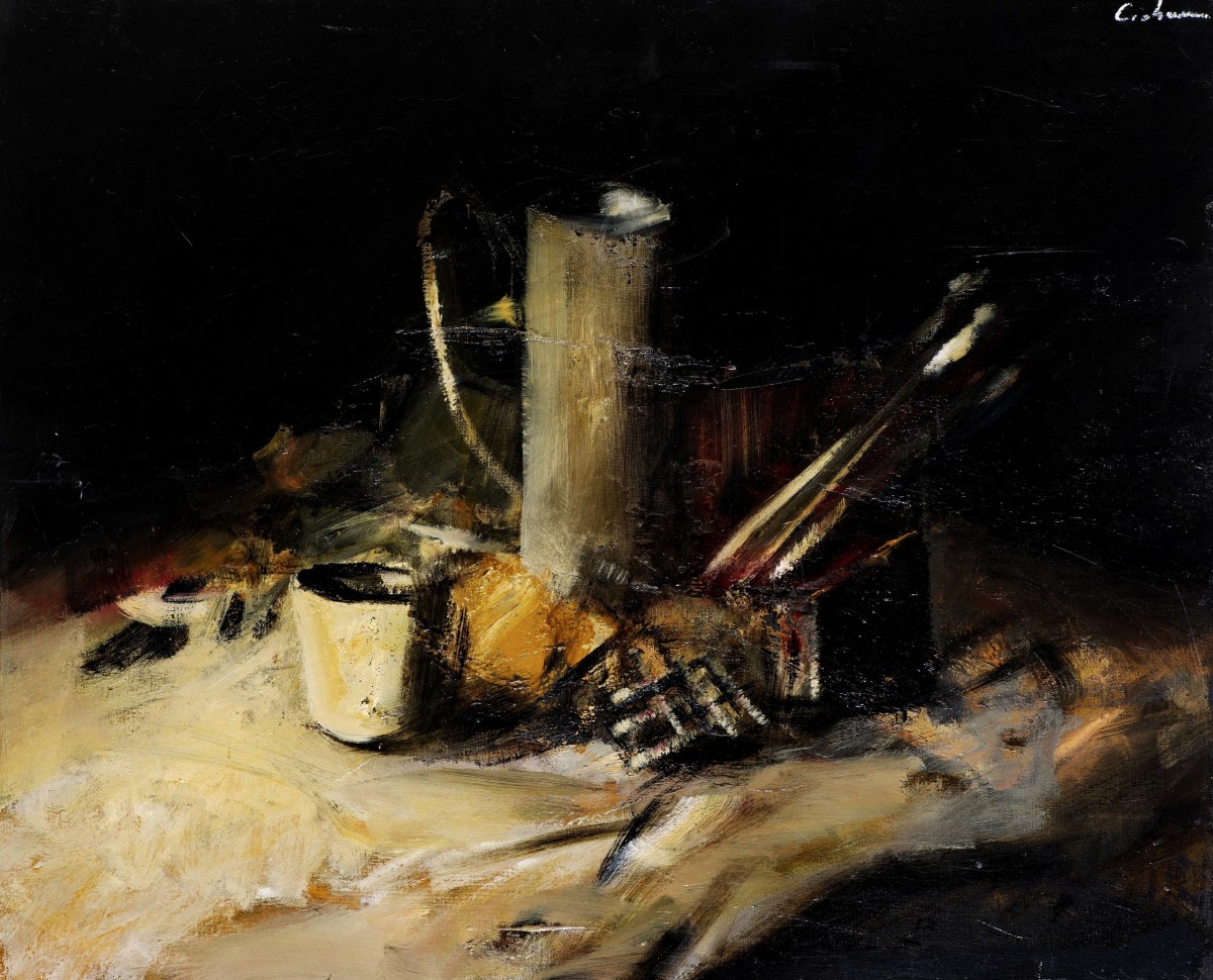 "Pictură. Natură statică" by Mircea Ciobanu
