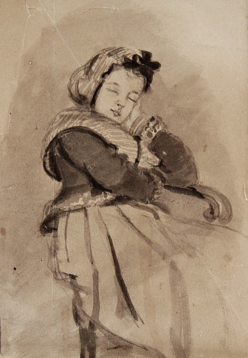 "Drawing. Figure" by Conrad Wise Chapman