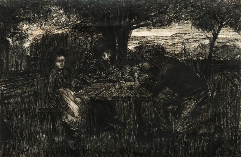 "Drawing" by Giovanni Segantini