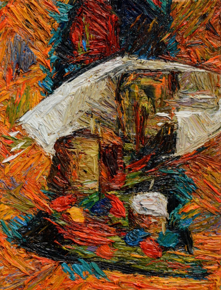 "Natură statică de Paști" by Cаролина Леагул, 2013, масло / холст