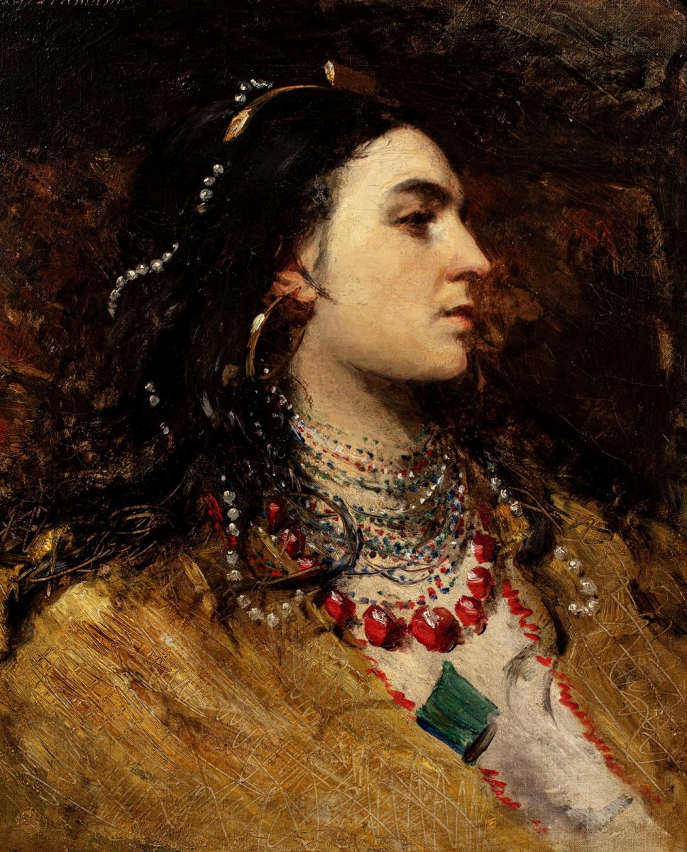 "Painting. Portrait" by Gregoire Lehmann
