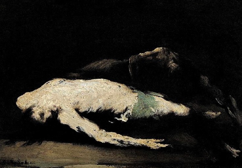"Painting. Nude" by Théodule Ribot