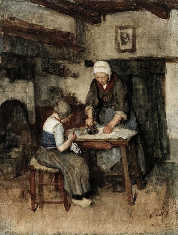 "Composition. People" by Albert Neuhuys