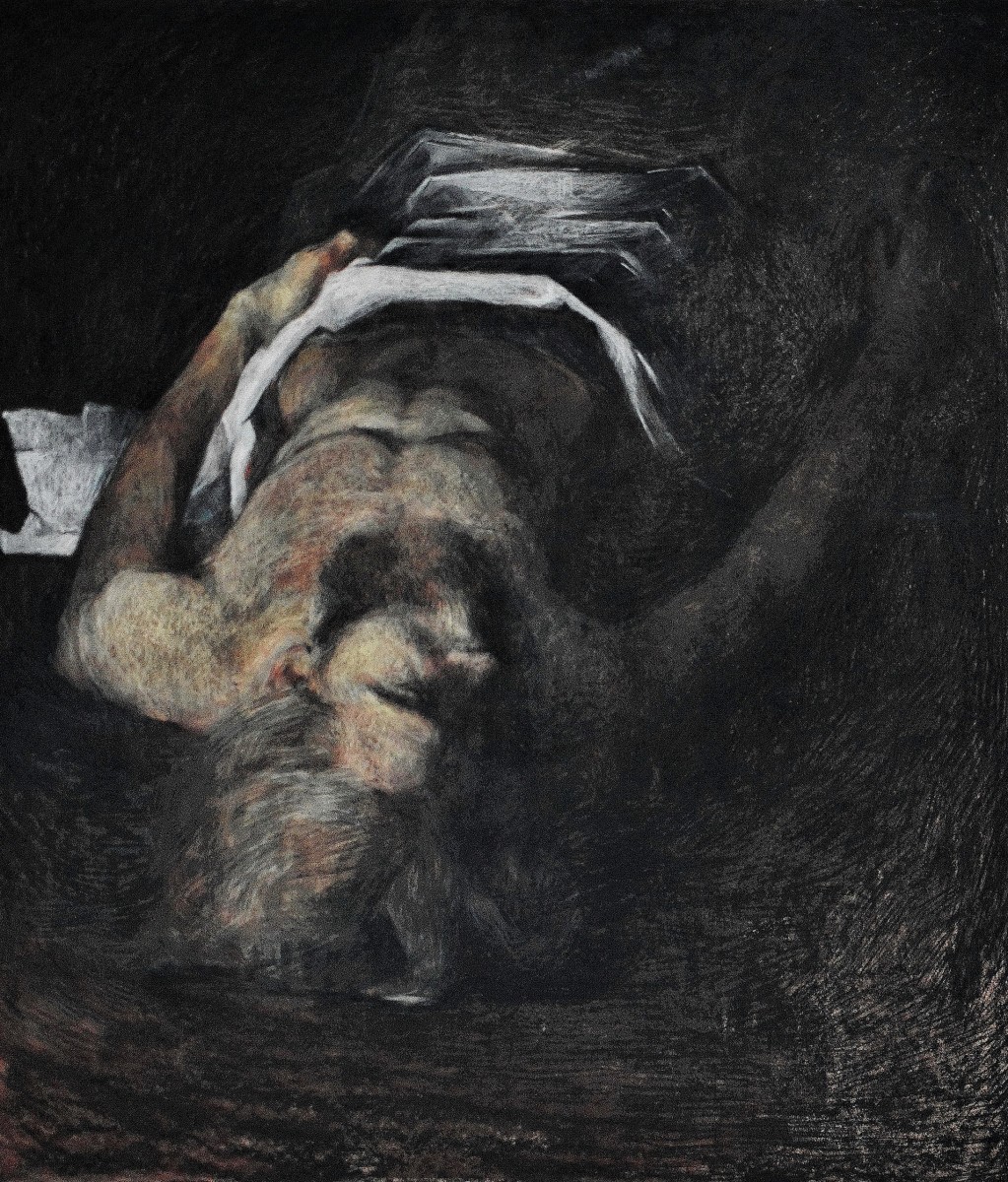 "Seminud" by Cristina Demian, 2016, 800x700mm, pastel on paper