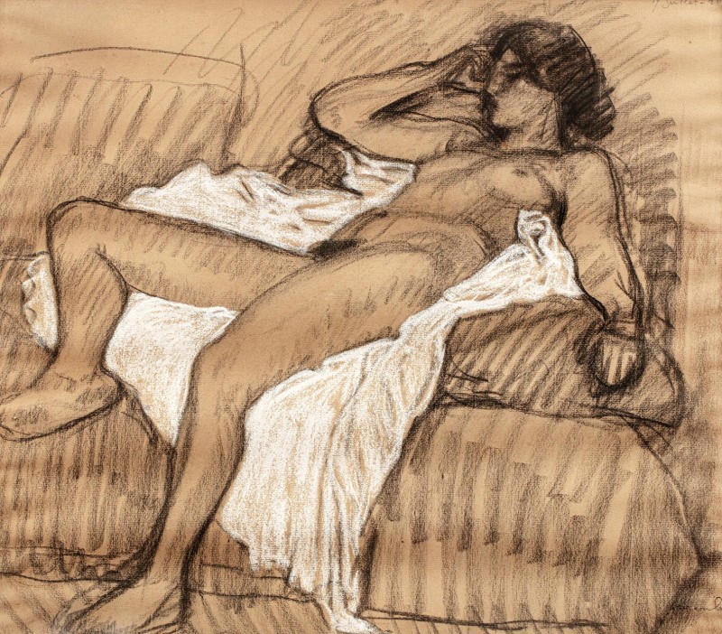 "Drawing. Nude" by Théophile Alexandre Steinlen