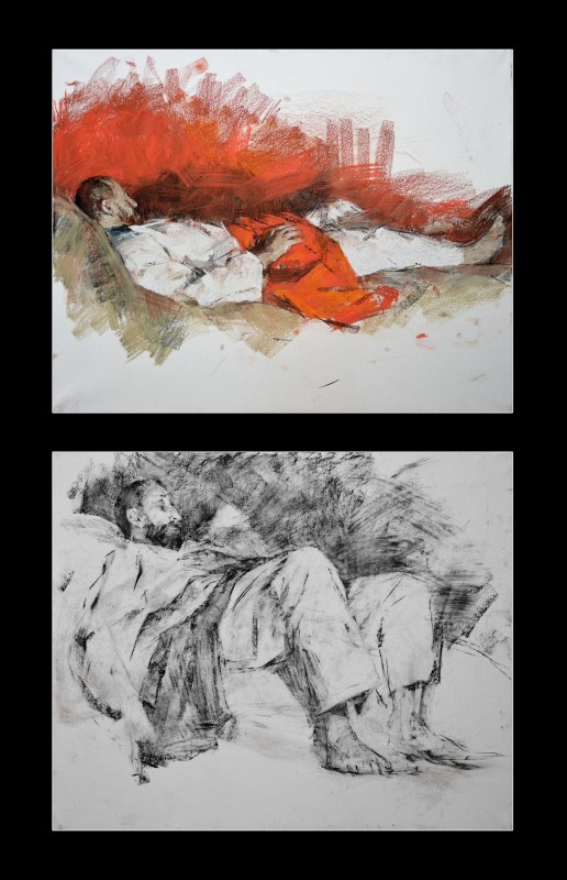 "Drawing" by Cezar Ciobanu, 400x300mm, 400x300mm, pastel on paper