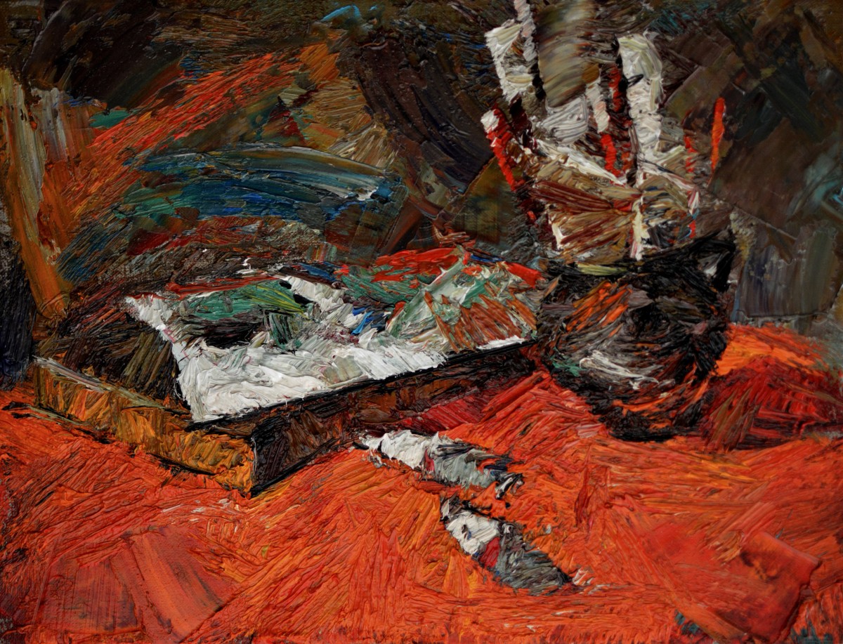 "Painting. Etude. Long term" by Doina Mîndrean, 320x420mm, oil on canvas