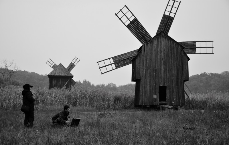 Pleinair at the Open Air Museum - ASTRA - Sibiu, Romania. October 2019