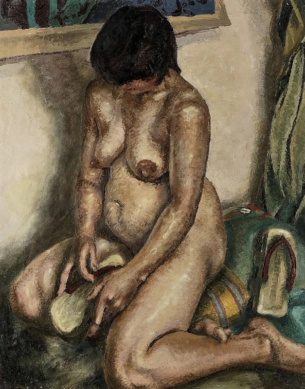 "Painting. Nude" by Francisco Iturrino