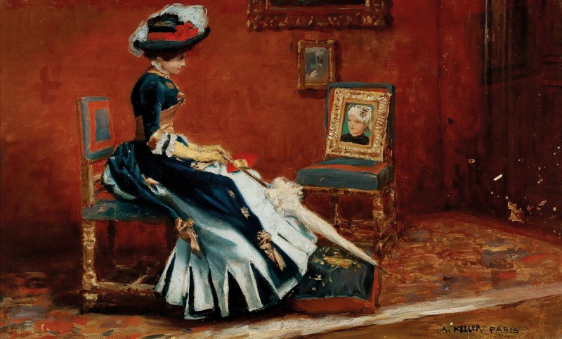 "Composition" by Albert von Keller