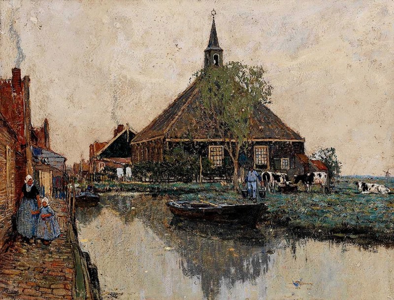 "Pictură. Rural" by Henry Cassiers