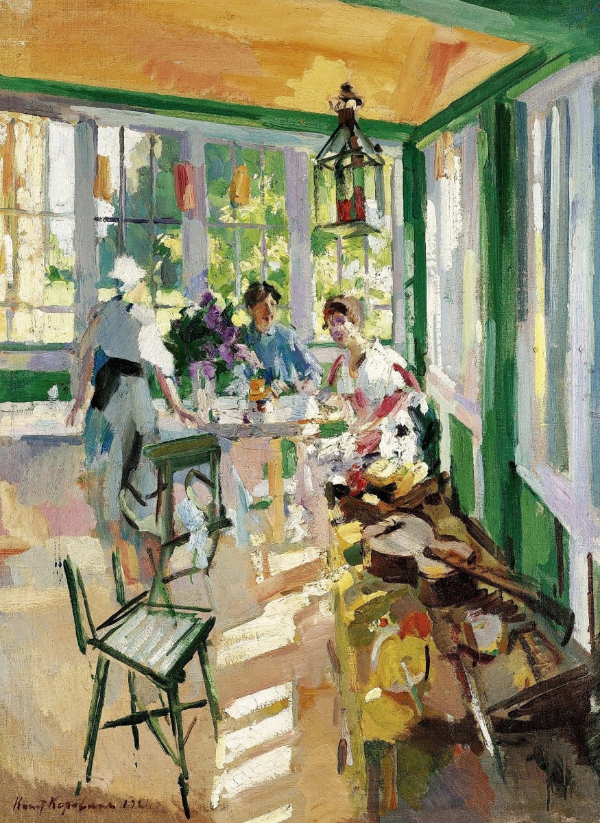 "Композиция. Люди" by Константин Алексеиевич Коровин