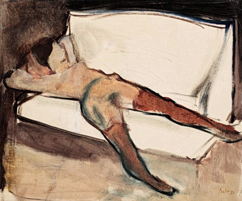 "Painting. Nude" by Corneliu Baba