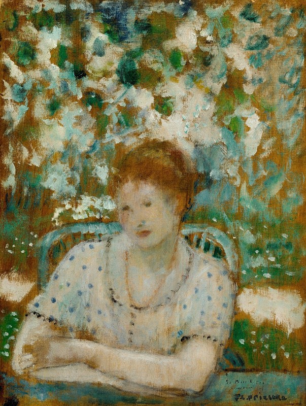 "Compoziție. Figură / semifigură" by Frederick Carl Frieseke