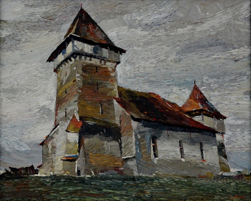 "Neseadi" by Anatol Ghimpu, 2005, 420x520mm, ulei pe pânză