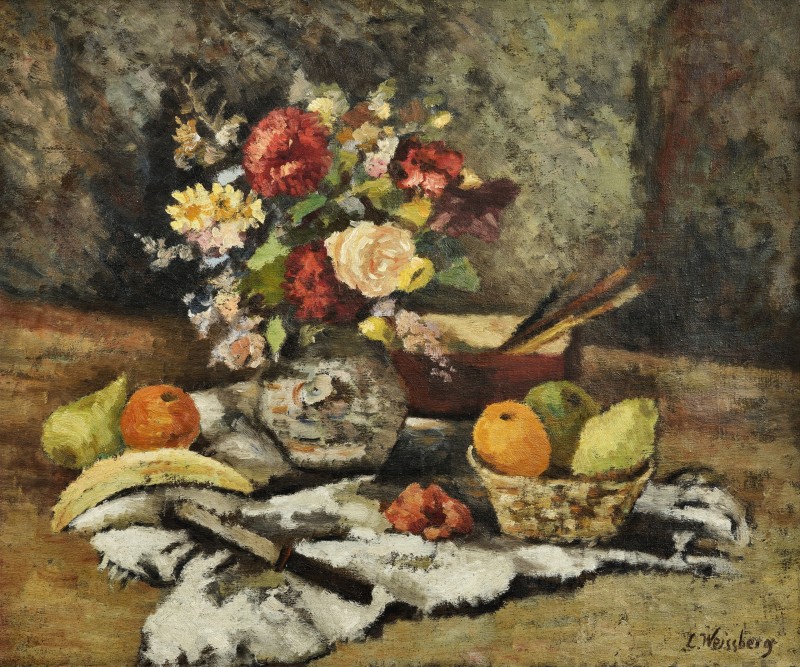"Pictură. Natură statică" by Leon Weissberg
